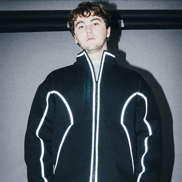 Толстовка THE BAD FRIENDS Scuba reflective strip jacket черный