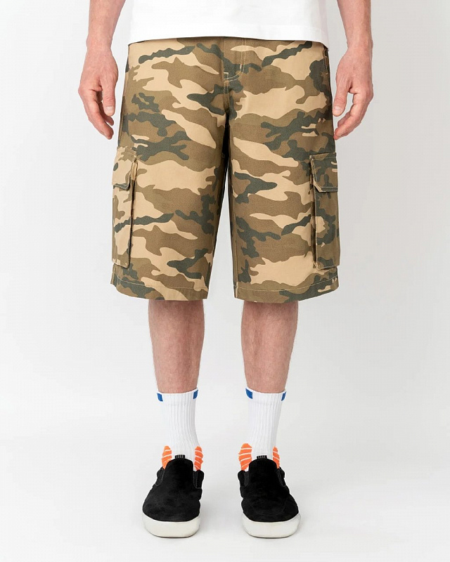 Шорты Postaments Cargos Shorts Camo Камуфляж