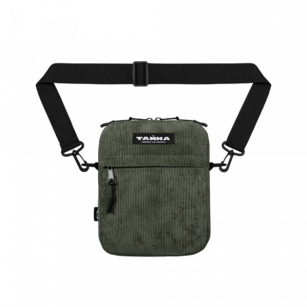 Сумка через плечо Тайна SHOULDER BAG M Хаки-серый ВЕЛЬВЕТ