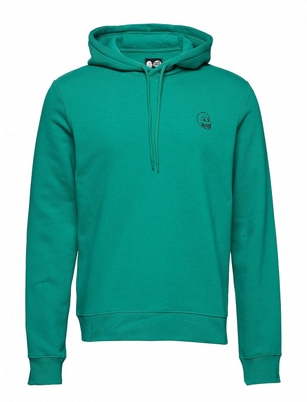 Толстовка с капюшоном Мужская Cheap Monday Worth hood Tiny skull GRASSGREEN