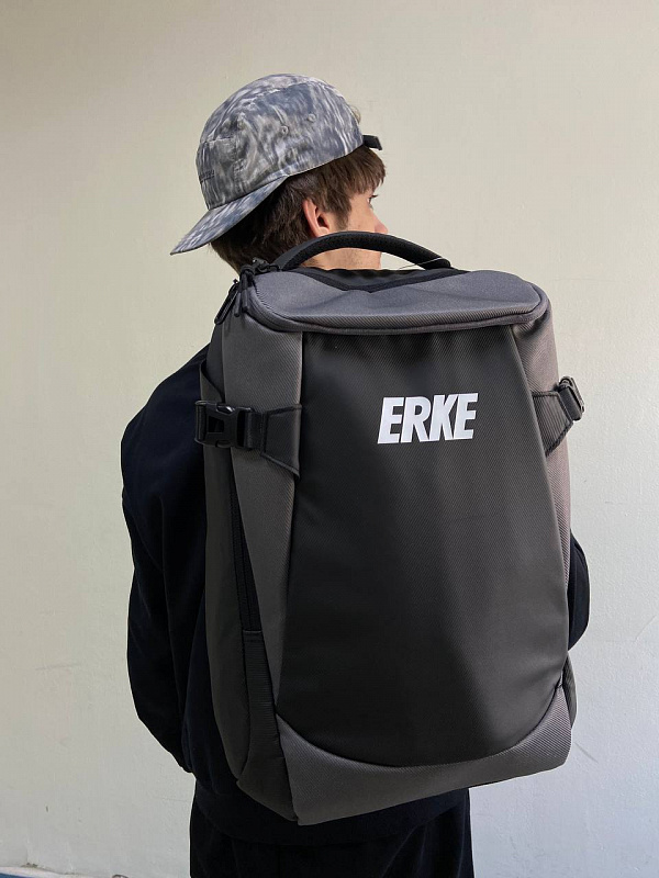 Рюкзак ERKE Backpack charcoal черный/серый
