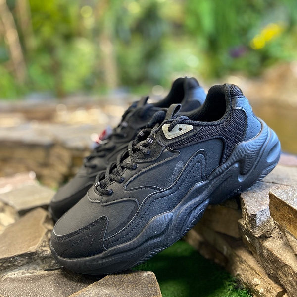 Кроссовки XTEP Black/Middle Tea Brown Чёрный/средний чайный коричневый