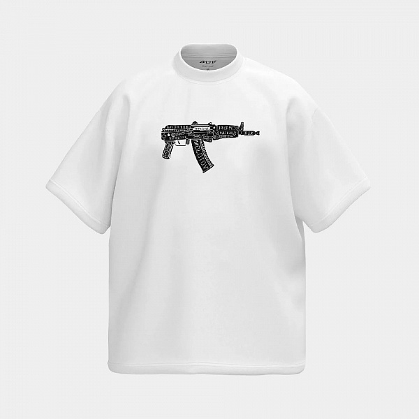 Футболка MOLOTOV OG Kalash All Russia SS'25 White Белый