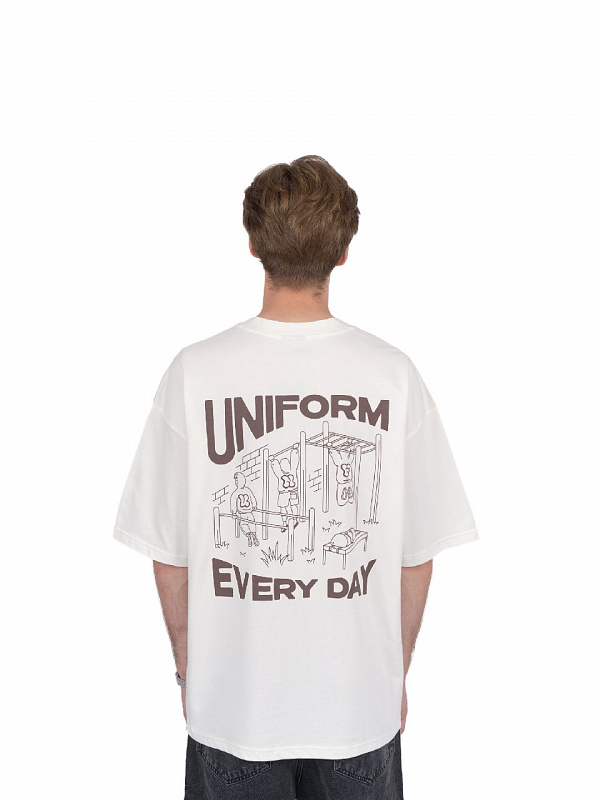 Футболка UNIFORM Heavy Workout белый