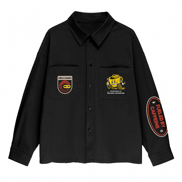 Рубашка MEDOOZA x TWC "Coffee Crew" чёрный