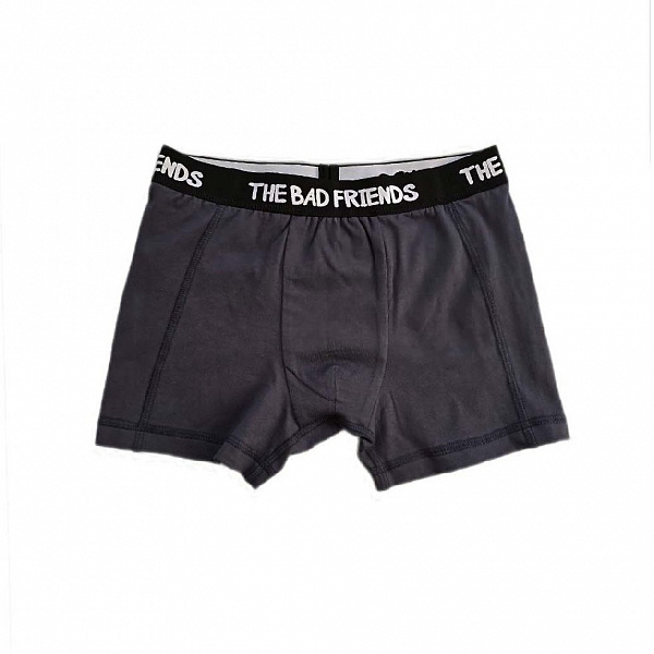 Трусы THE BAD FRIENDS Boxer 200 гр серый