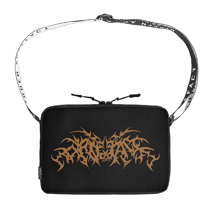 Сумка через плечо ARTEFACT Metal logo Черный