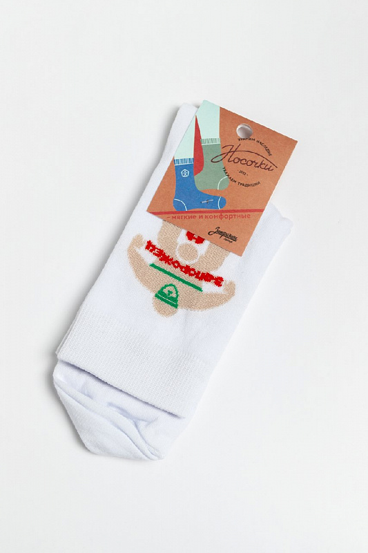 Носки ЗАПОРОЖЕЦ Мото (Белый (Белый)