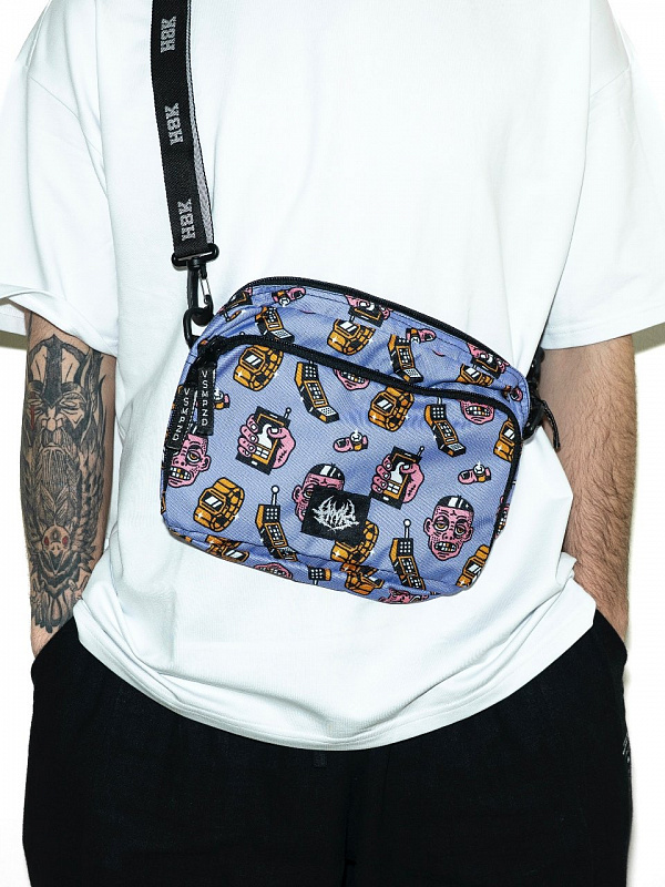 Сумка Шолдербег Гранд HOOK «1991» фиолетовый