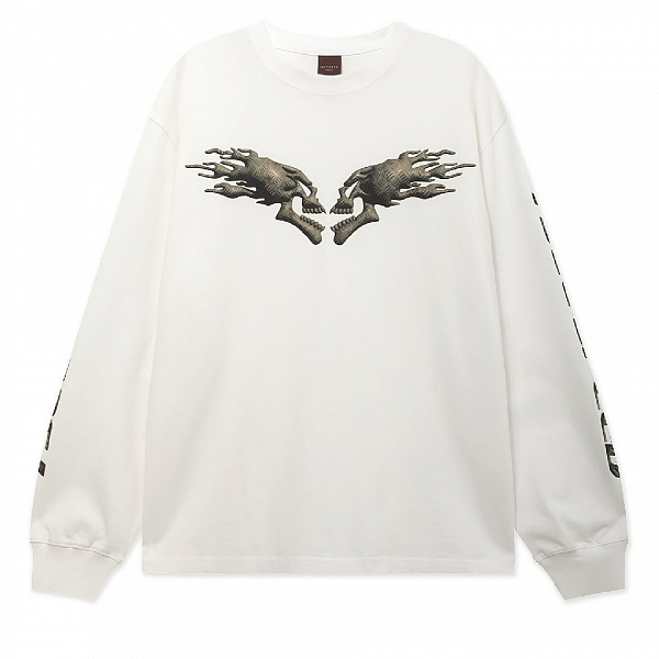 Лонгслив ОКТЯБРЬ SPEED LS TEE WHITE