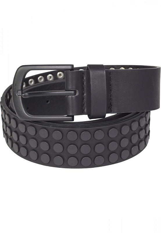 Ремень URBAN CLASSICS Rivet Belt (Черный (Black), 120 см)
