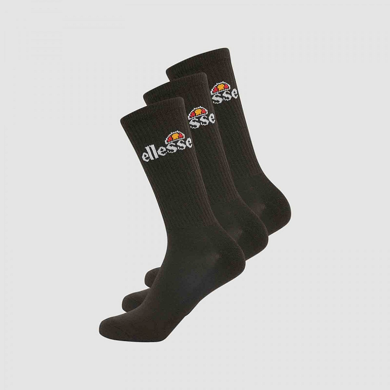 Носки ELLESSE (3 пары) BISBA SPORT SOCK SBG BLACK черный
