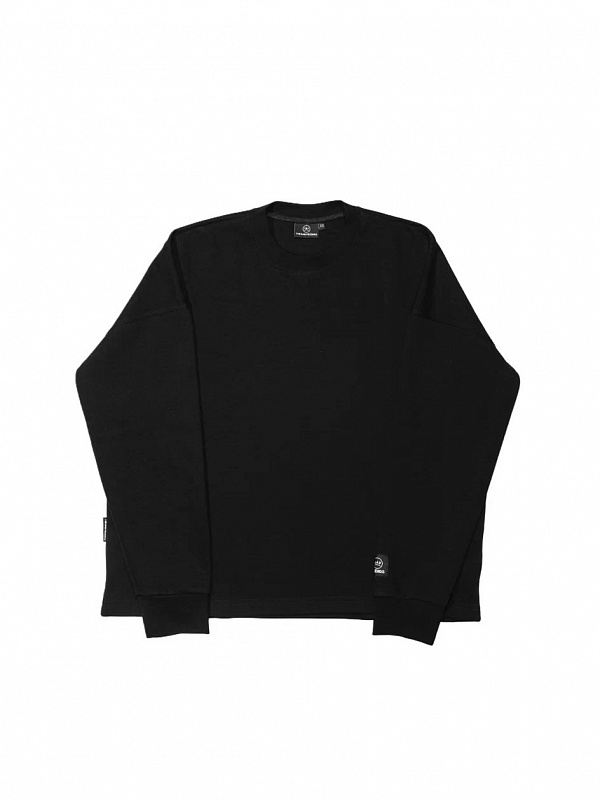 Лонгслив THE BAD FRIENDS Basic Duble Face черный