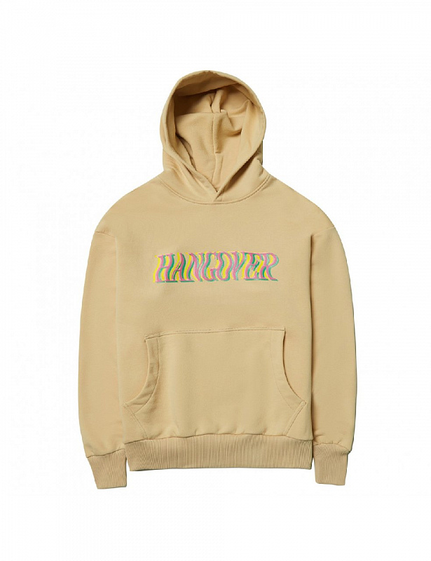 Толстовка oversize ZIQ & YONI HANGOVER AW18 бежевая