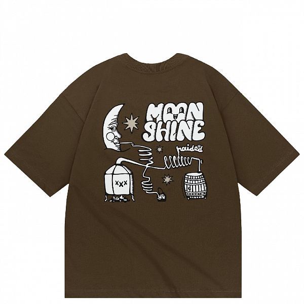 Футболка HAIDED MOONSHNE HW carob.brown