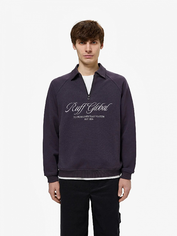 Толстовка RUFF Halfzip Sport Jacket  Dark Purple