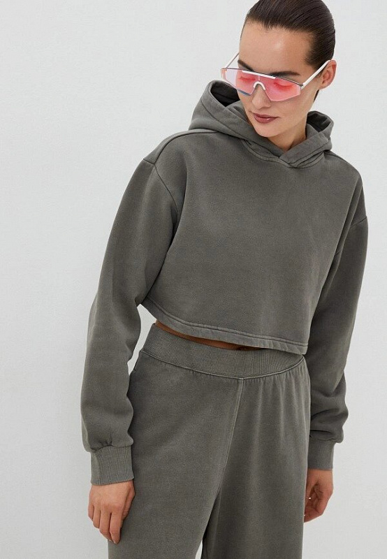 Толстовка женская REEBOK CLASSICS NATURAL DYE OVERSIZED LONG HOODIE коричневый