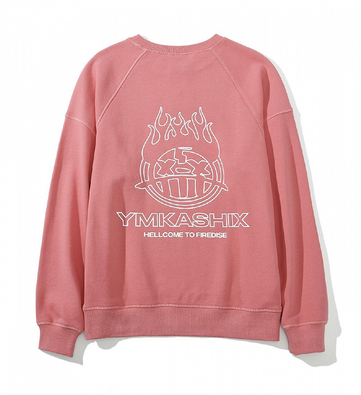 Свитшот YMKA SHIX "HTF" Коралловый