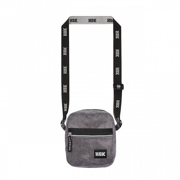 Сумка мессенджер HOOK «Вельвет» Смол серый