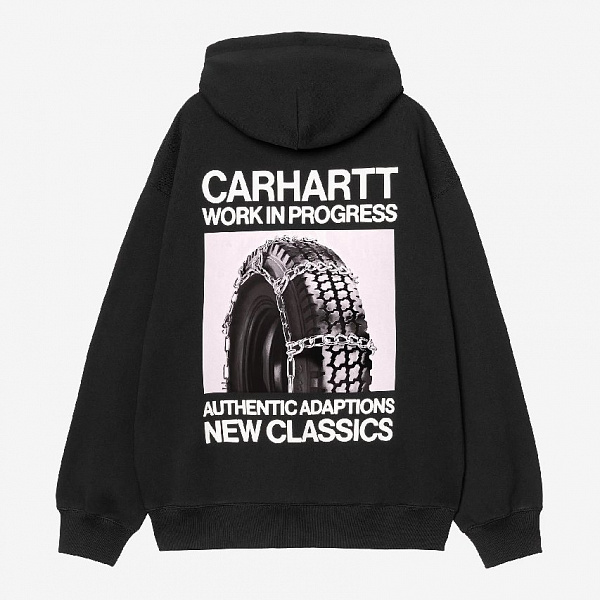 Худи CARHARTT WIP Hooded Sean Hamilton Sweat BLACK