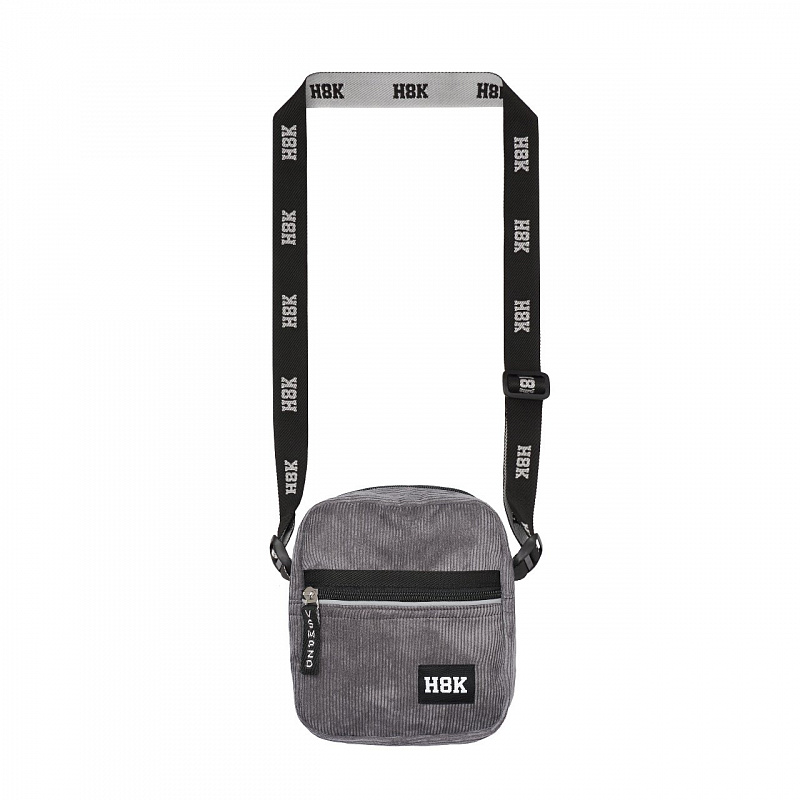 Сумка мессенджер HOOK «Вельвет» Смол серый