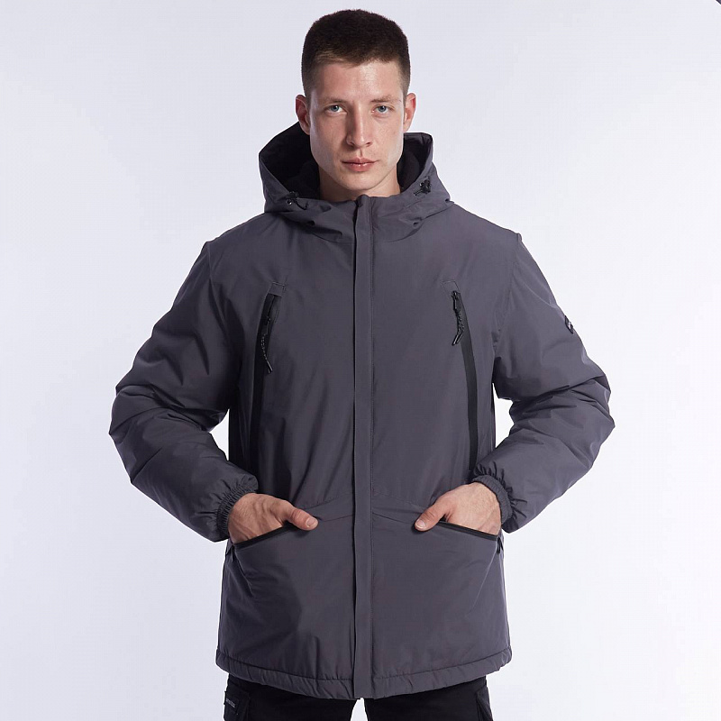 Куртка ANTISOCIAL "Demi Jacket" серая