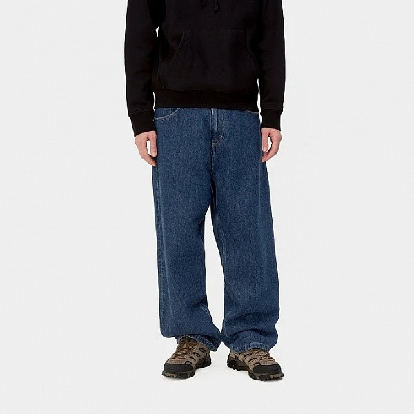 Джинсы CARHARTT WIP (Loose fit) Brandon Pant BLUE (STONE WASHED)