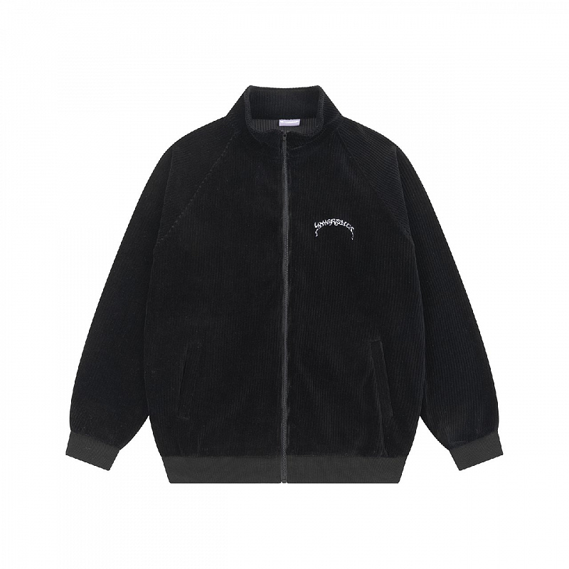 Свитшот YMKA SHIX "Puff Zip" велюровый черный