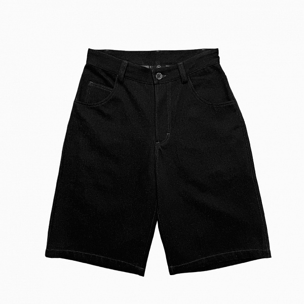 Шорты THE BAD FRIENDS WIDE Jeans Черный
