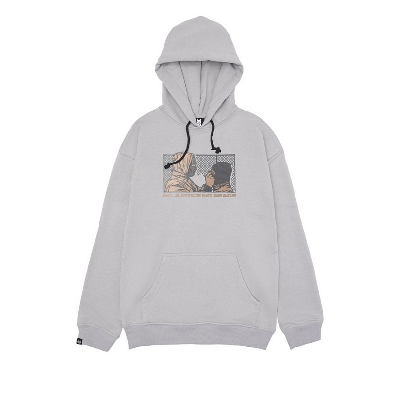 Худи HOOK «Справедливость» серый