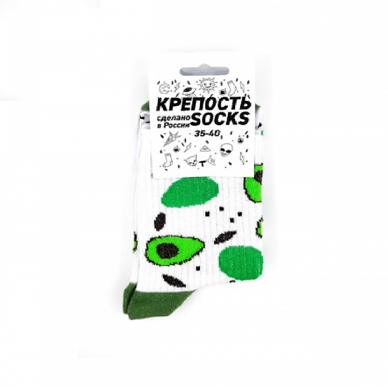 Носки КРЕПОСТЬ SOCKS "Авокадо new"