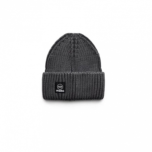 Шапка THE BAD FRIENDS Daytona garment dye серый