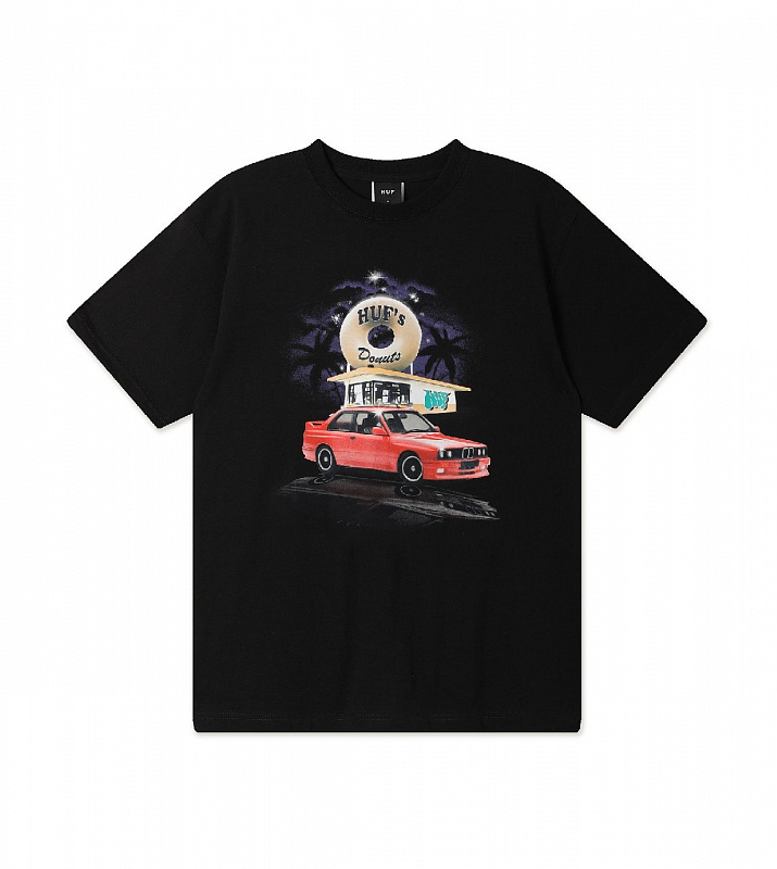 Футболка HUF DRIVE THRU S/S TEE BLACK