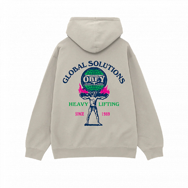 Худи OBEY HEAVY LIFTING MOONSTRUCK