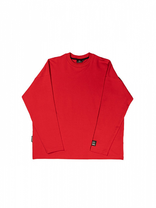 Лонгслив THE BAD FRIENDS Moscow Basic 250гр красный