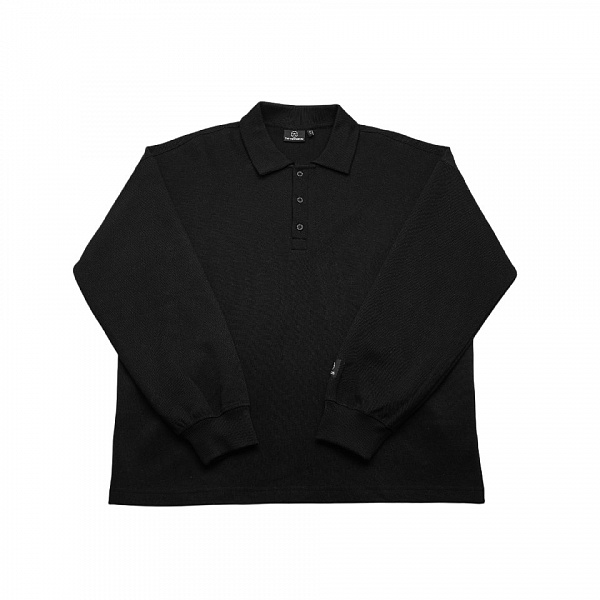 Футболка поло THE BAD FRIENDS Oversize Rugby L/S doubleface черный