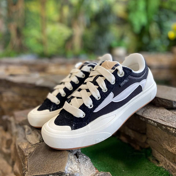 Кеды LI-NING WAVE S70 black/standard white белый/черный