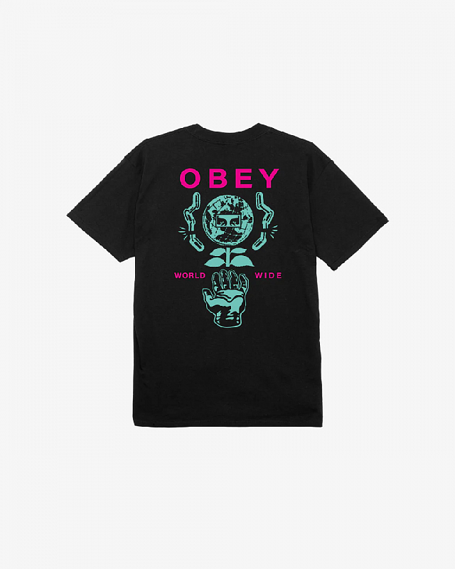 Футболка OBEY HELPING HAND BLACK