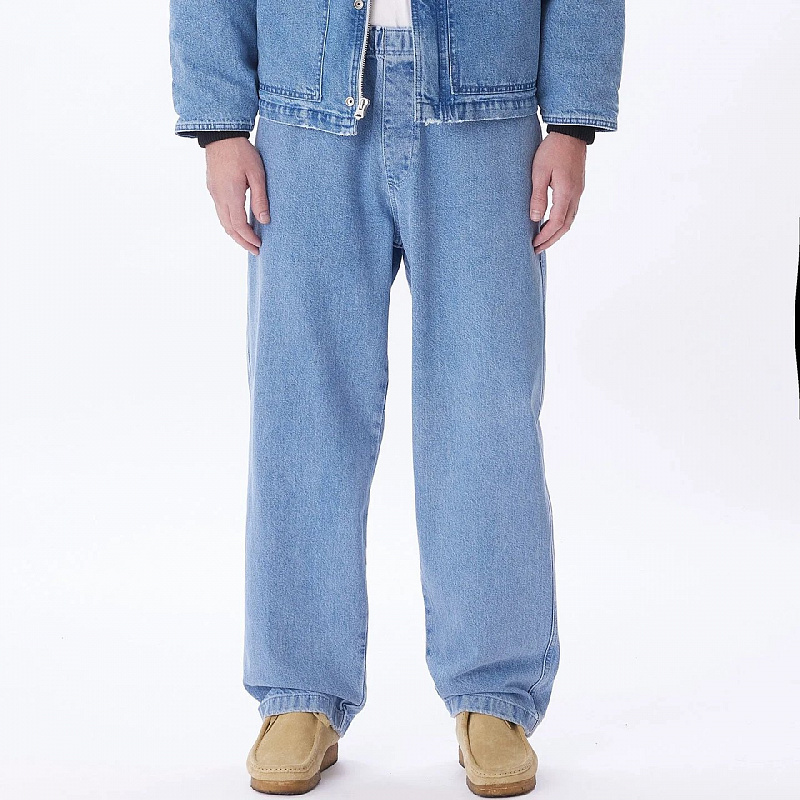 Джинсы OBEY (Relaxed fit) EASY DENIM PANT LIGHT INDIGO