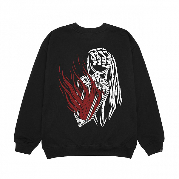 Свитшот HOOK «Лампа» черный