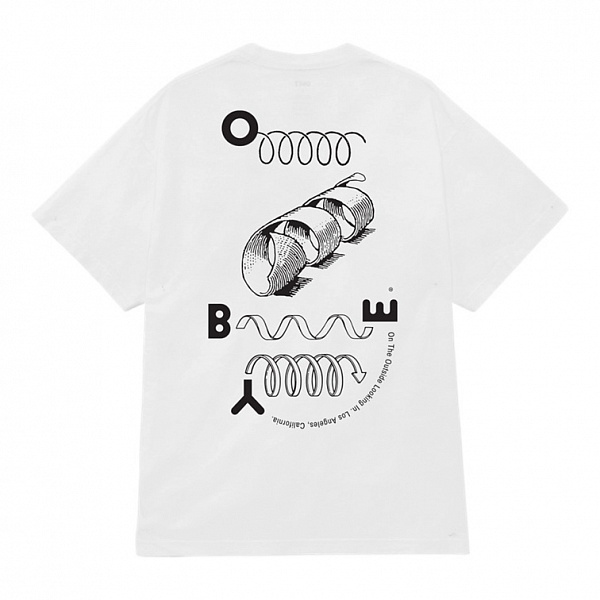 Футболка OBEY OUTSIDE LOOKING IN PIGMENT VINTAGE WHITE