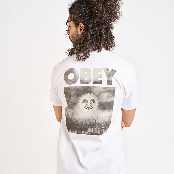 Футболка OBEY SMOG CITY WHITE