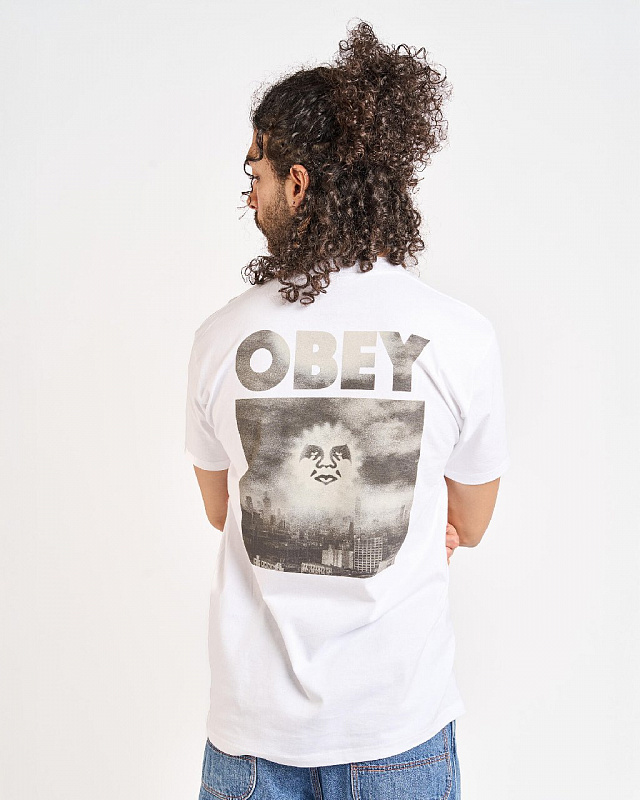 Футболка OBEY SMOG CITY WHITE