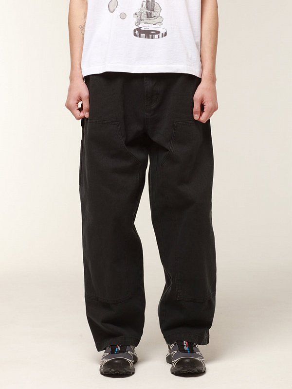 Джинсы OBEY (Regular) BIGWIG DENIM CARPENTER PANT DIGITAL BLACK