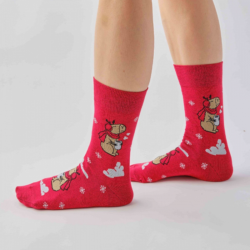 Носки ST.FRIDAY SOCKS Капибары любят какао
