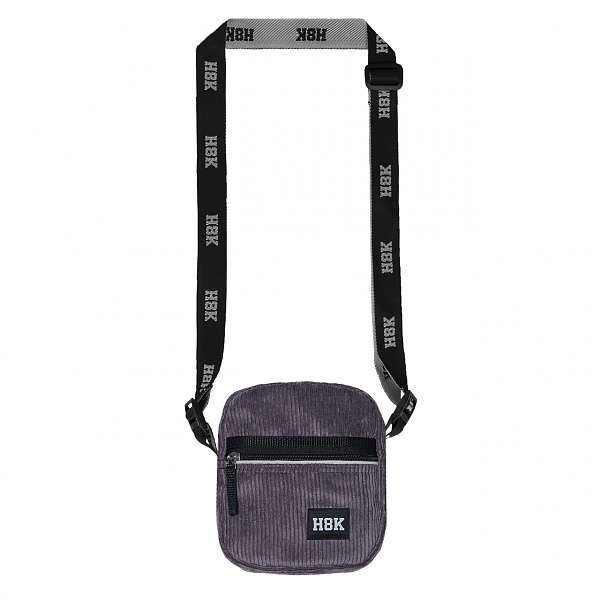 Сумка мессенджер HOOK «Вельвет» Анкл серый