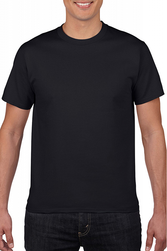Футболка Gildan Premium Cotton Fine Jersey T-Shirt чёрный