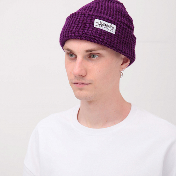 Шапка ANTEATER Ant-Hat2-Waffle-Violet