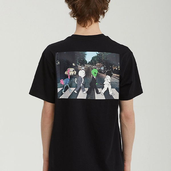 Футболка RIPNDIP CROSSWALK TEE BLACK