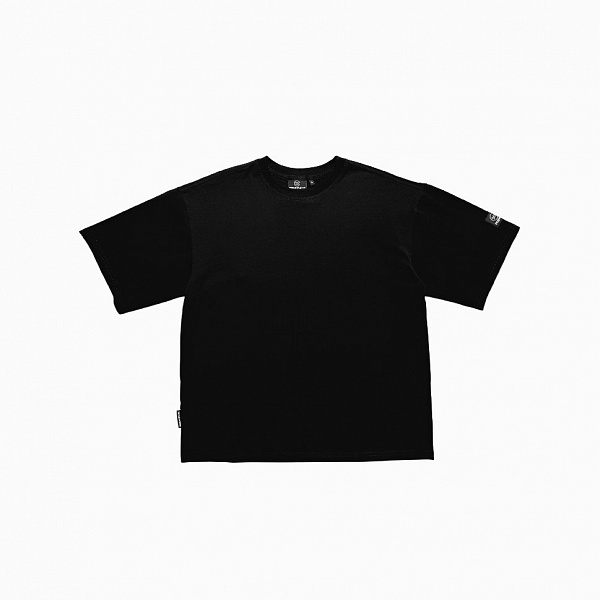 Футболка THE BAD FRIENDS UNIBasic left sleeve logo 240гр Черный